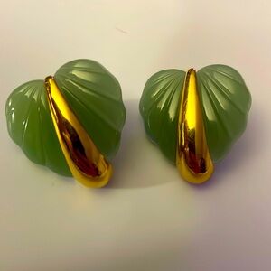 Vintage heart earrings